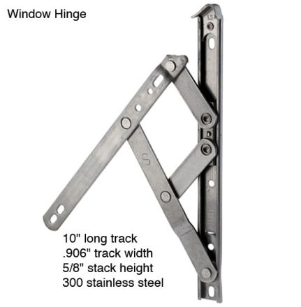 WINDOW HINGE 10" PAIR