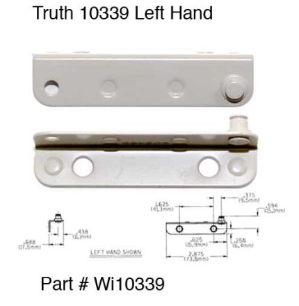 TRUTH ENTRYGARD 10339 LEFT HAND BRACKET