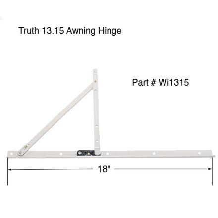 Truth Awning Window Hinge 13.15 