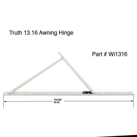 Truth Awning Window Hinge 13.16 