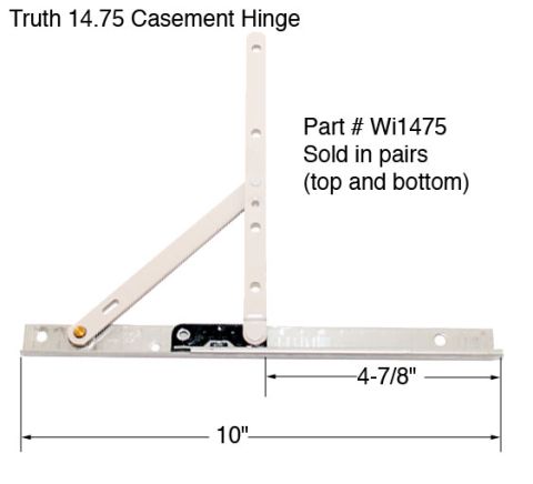 Truth Casement Hinge 14.75-Pair