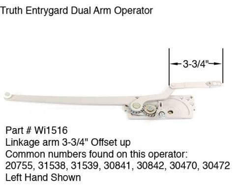 TRUTH ENTRYGARD WINDOW OPERATOR 15.16