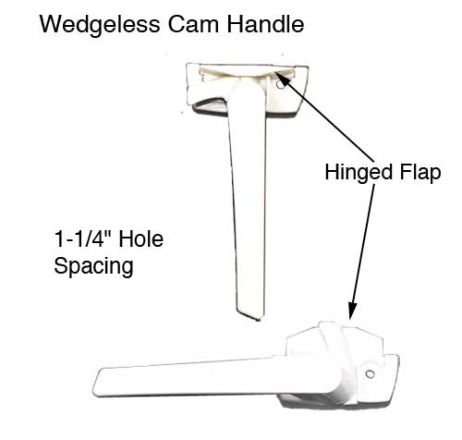 TWO HOLE 1-1/4" WEDGELESS CAM HANDLE