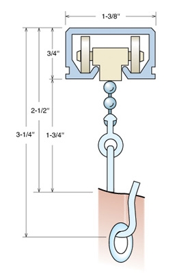 Cubicle Track Roller